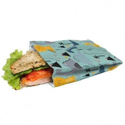 Lunchzak sandwich dinosaurus - 19x14cm  Nerthus