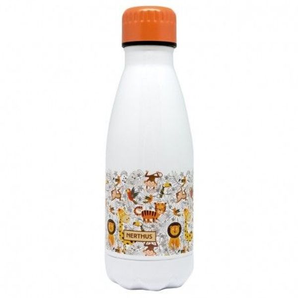 Drinkfles vacuüm 350ml leeuwen (warm en koud)  