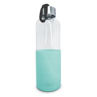 Gourde verre-silicone 600ml turquoise  Nerthus