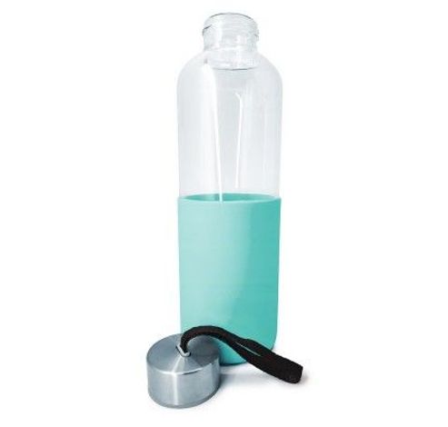 Gourde verre-silicone 600ml turquoise  Nerthus