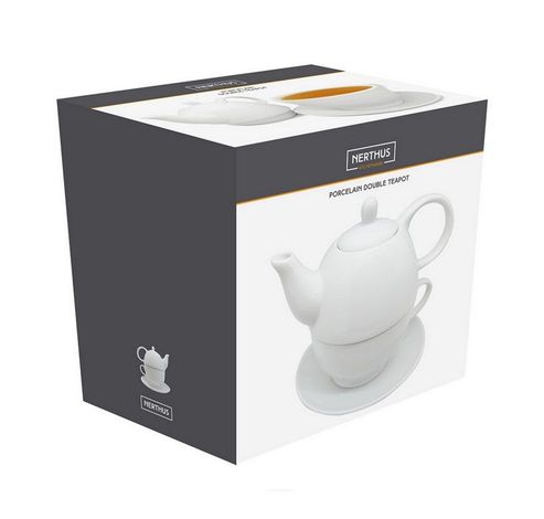 Théière porcelaine + tasse à thé  Nerthus