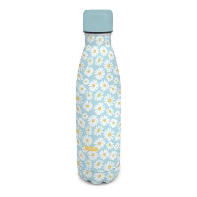 Drinkfles vacuüm 500ml margriet blauw (warm en koud)  Nerthus