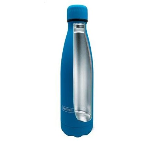 Drinkfles vacuüm 500ml blauw (warm en koud)  Nerthus