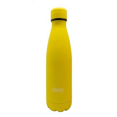 Gourde vacuüm 500ml jaune (chaud et froid)  Nerthus