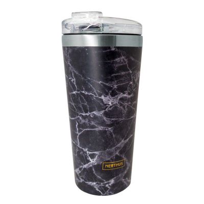 Mug isotherme marbre noir 500ml 