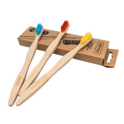 Brosse à dents bambou 3pcs  Nerthus