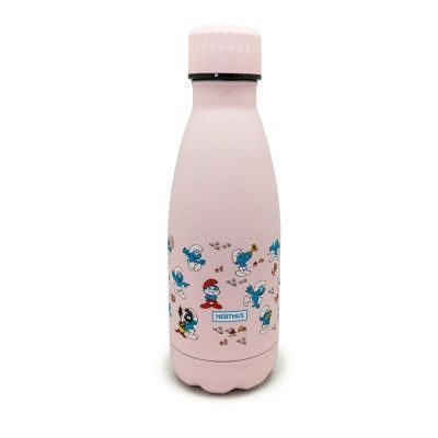 Gourde vacuüm 350ml Les Schtroumpfs rose (chaud et froid)  Nerthus