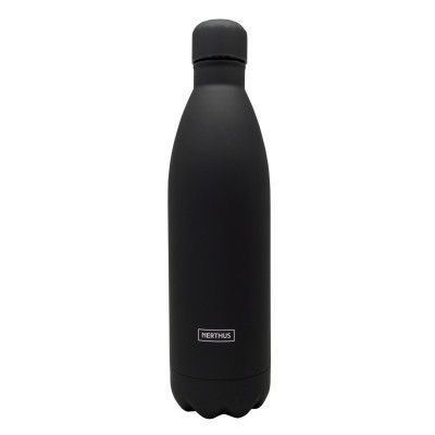 Gourde vacuüm 1000ml noire (chaud et froid)  Nerthus