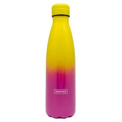 Gourde vacuüm 500ml jaune dégradé (chaud et froid)  Nerthus