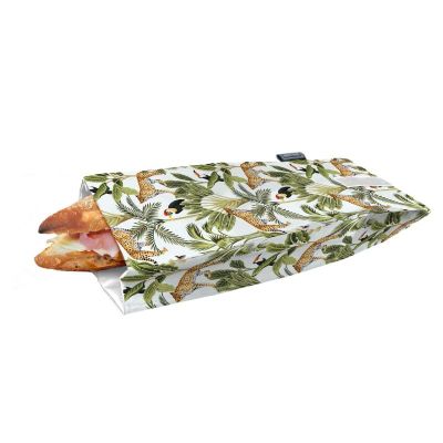 Sac à lunch snack et baguette jungle - 30x11cm  Nerthus