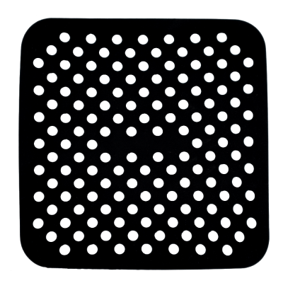 Tapis de cuisson Air Fryer silicone carré 19cm - set de 2pcs.  Nerthus