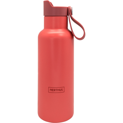 Gourde vacuum 500ml coral (chaud et froid) - CLICK! & DRINK  Nerthus