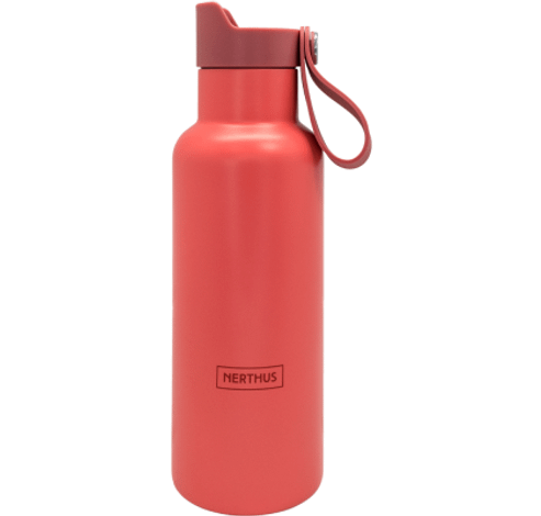 Gourde vacuum 500ml coral (chaud et froid) - CLICK! & DRINK  Nerthus