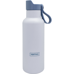 Nerthus Drinkfles vacuum 500ml aqua blauw (warm en koud) - CLICK! & DRINK 