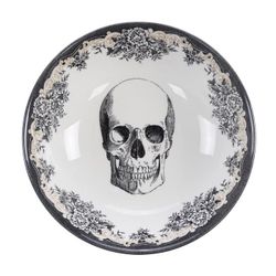 Homelab Skull Design Bowl 19x5cm, Bald Skull /6 