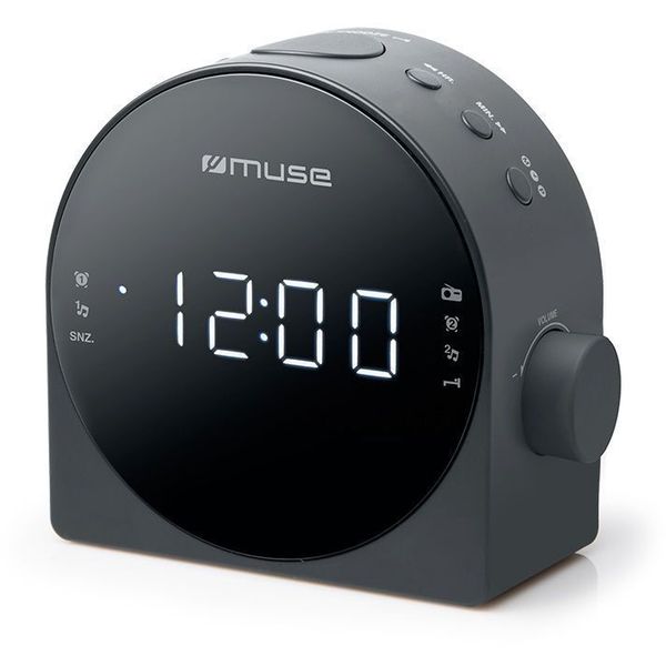 Muse M-185 CR Dual alarm clock radio