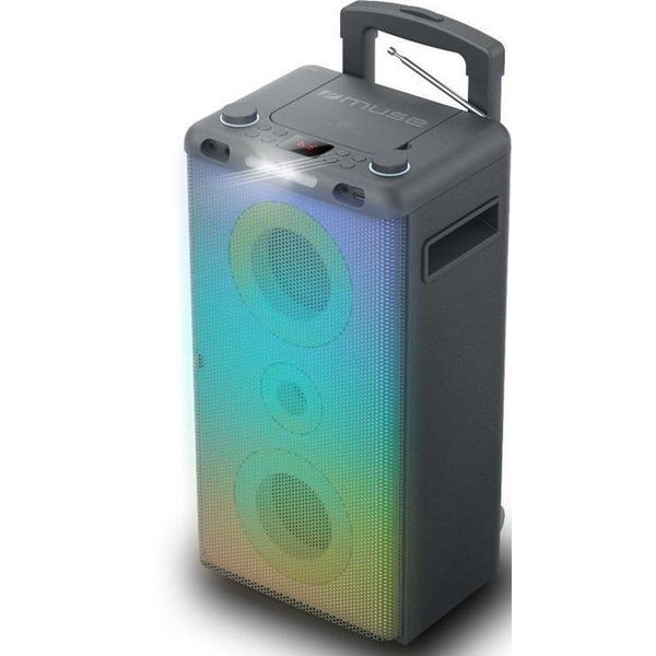 Muse M-1928 DJ Partybox Bluetooth met CD en batterij