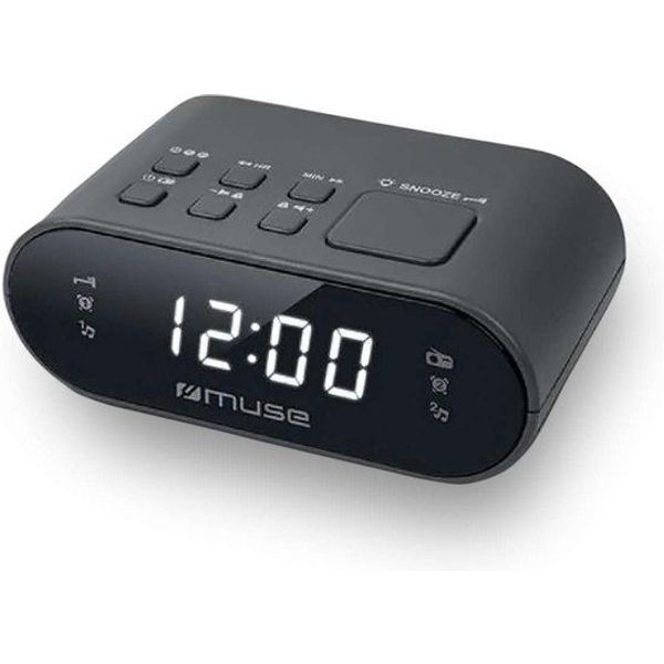 Muse M-10CR Wekkerradio Black