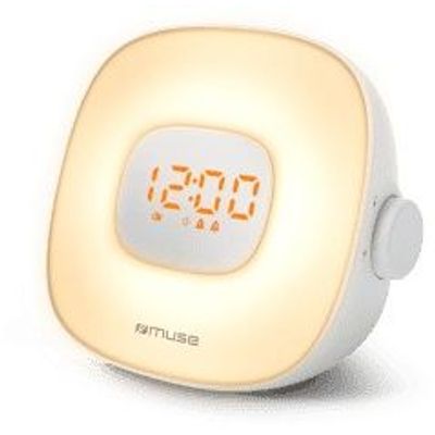 ML-198CR Wekkerradio Wekkerradio met wake-up lamp en natuurgeluiden  Muse