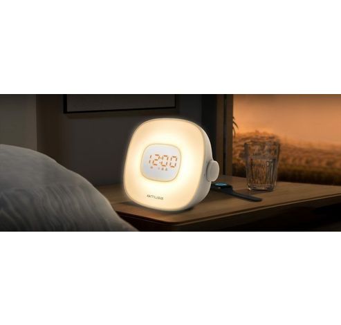 ML-198CR Wekkerradio Wekkerradio met wake-up lamp en natuurgeluiden  Muse