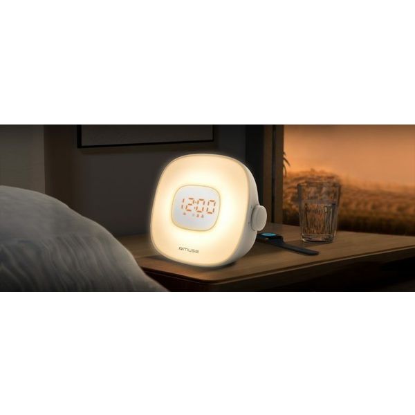 Muse ML-198CR Wekkerradio Wekkerradio met wake-up lamp en natuurgeluiden