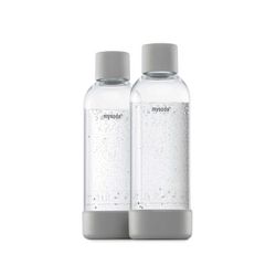 MySoda 1L Bottle 2Pack Grey  MySoda