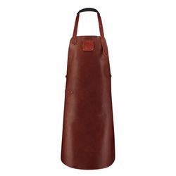 Classic XL Leren schort Cognac 