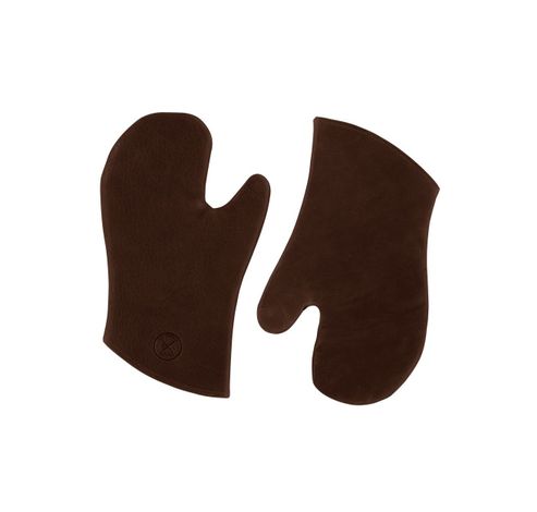 Gants de cuisine cuir de vachette Marron foncé (lot de 2)  Witloft