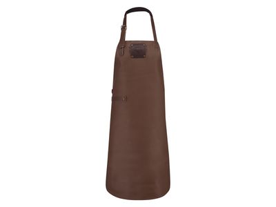 Schort Buffelleer Cognac