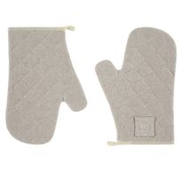 Gants four coton recyclé Sand lot de 2 