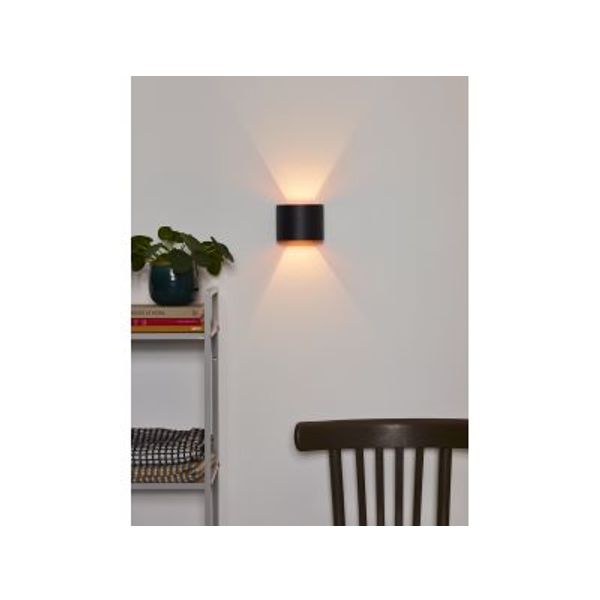 Lucide XIO - Wandlamp - LED Dimb. - G9 - 1x4W 2700K - Zwart