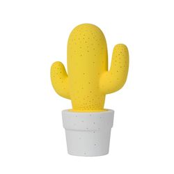 Lucide CACTUS - Tafellamp - Ø 20 cm - E14 - Geel