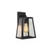 Lucide MATSLOT - Wandlamp Buiten - E27 - IP23 - Zwart