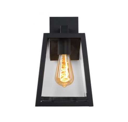 MATSLOT - Wandlamp Buiten - E27 - IP23 - Zwart  Lucide