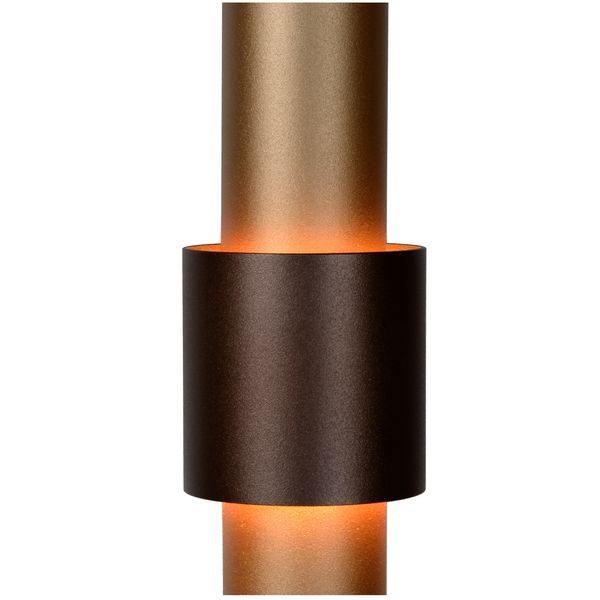 Lucide Margary - Hanglamp - Ø 28 cm - LED Dimb. - 3x5W 2700K - Koffie