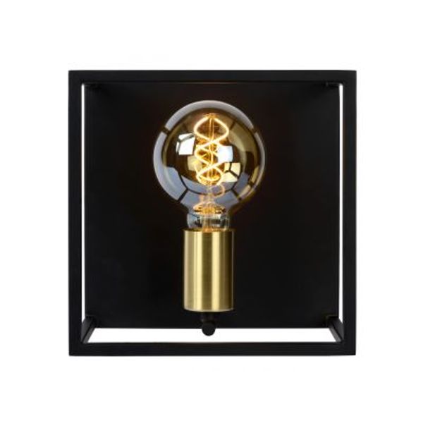 Lucide RUBEN Wandlicht 1x E27 40W Zwart / mat goud