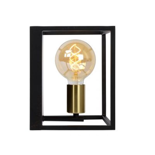 Lucide RUBEN Wandlicht 1x E27 40W Zwart / mat goud