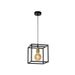 Lucide RUBEN Hanglamp 1x E27 40W Zwart / mat goud