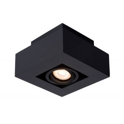 XIRAX Plafondlicht 1xGU10/5W LED DTW Zwart  Lucide