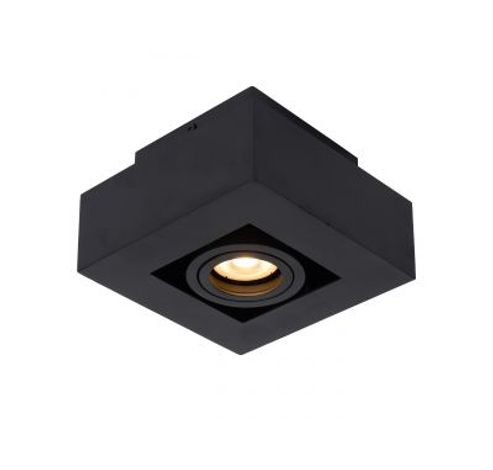 XIRAX Plafondlicht 1xGU10/5W LED DTW Zwart  Lucide