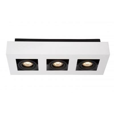 XIRAX Plafondlicht 3xGU10/5W LED DTW Wit  Lucide