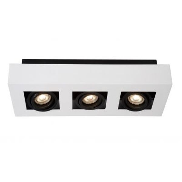 Lucide XIRAX Plafondlicht 3xGU10/5W LED DTW Wit