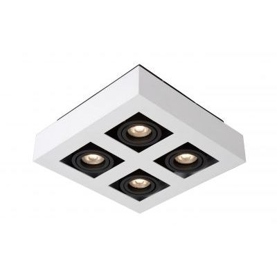 XIRAX Plafondlicht 4xGU10/5W LED DTW Wit  Lucide