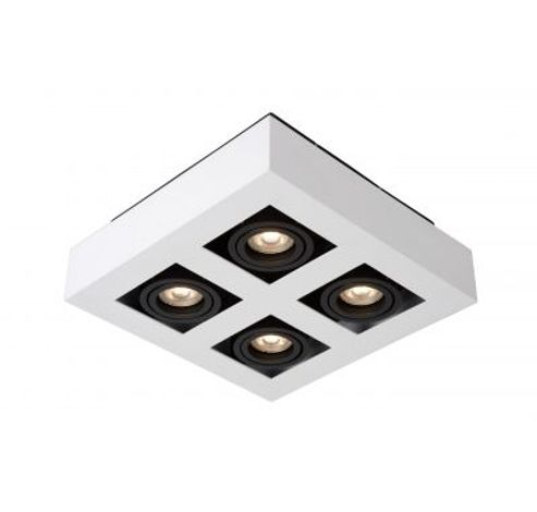 XIRAX Plafondlicht 4xGU10/5W LED DTW Wit  Lucide