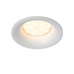 Lucide ZIVA Inbouwspot Rond GU10/5W IP44 Ø8.5cm Wit