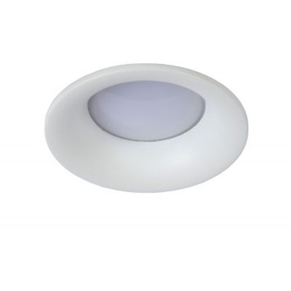 Lucide ZIVA Inbouwspot Rond GU10/5W IP44 Ø8.5cm Wit