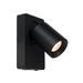 Lucide NIGEL Wandspot 1xGU10/5W + USB Zwart