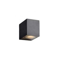 Lucide ZORA-LED Wandlicht GU10/5W L9 W6.5 H8cm Zwart 