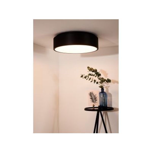 Lucide TALOWE LED Plafonnier Ø45cm 30W 3000K Zwart