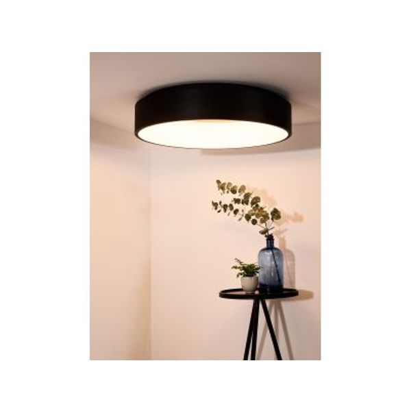 Lucide TALOWE LED Plafonnier Ø60cm 42W 3000K Zwart